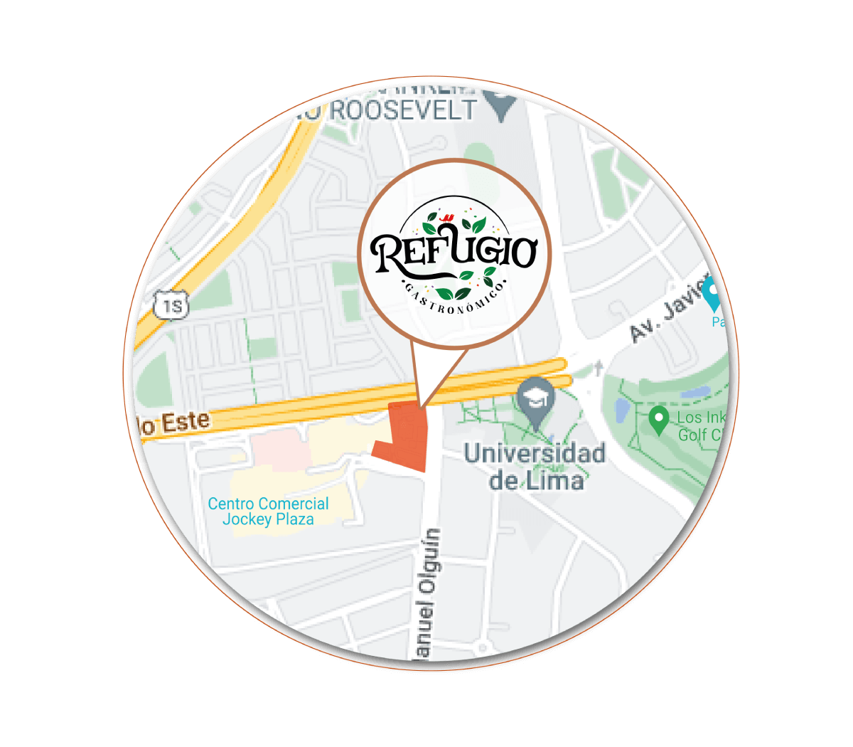 Ubicación Refugio Gastronómico
